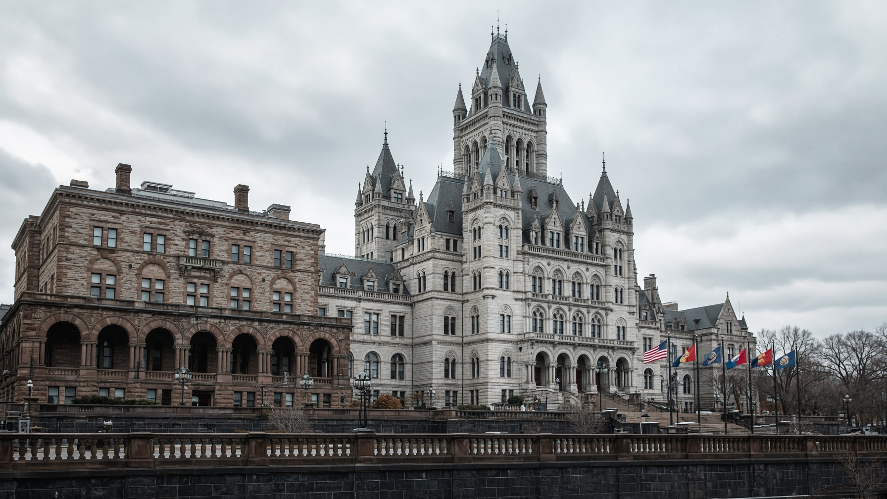 New York State Capitol in Albany, where the License Law is written.
